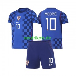 Fußballtrikot Kroatien Modrić Luka 10 Kinder Auswärts World Cup 2026 Kurzarm