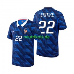 Fußballtrikot Frankreich Hugo Ekitike 22 Herren Heim World Cup 2026 Kurzarm