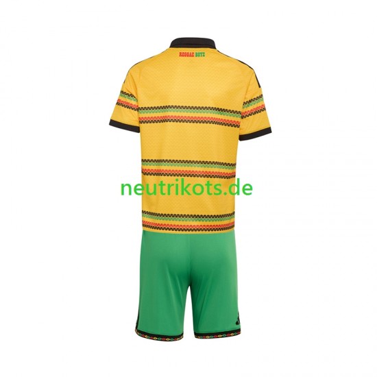 Fußballtrikot Jamaika Kinder Heim World Cup 2026 Kurzarm