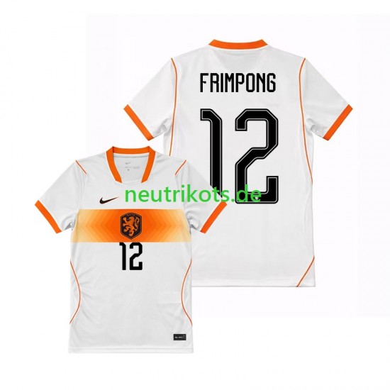 Fußballtrikot Niederlande Jeremie Frimpong 12 Herren Auswärts World Cup 2026 Kurzarm
