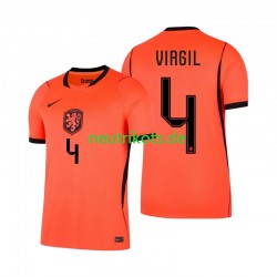 Fußballtrikot Niederlande Virgil van Dijk 4 Herren Heim World Cup 2026 Kurzarm