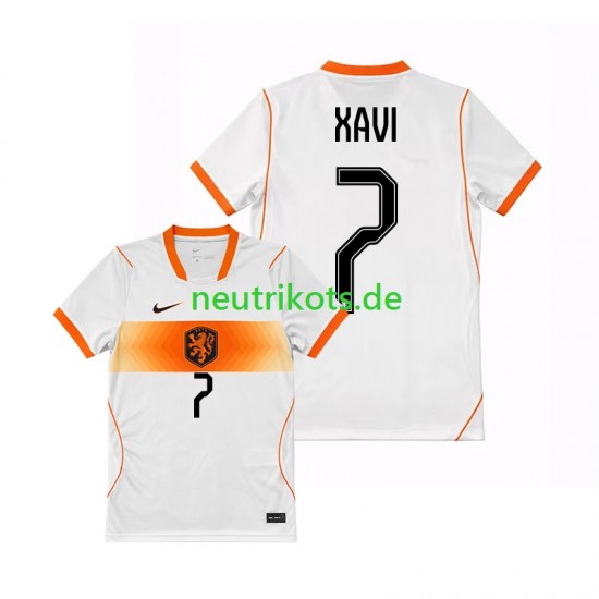 Fußballtrikot Niederlande Xavi Simons 7 Herren Auswärts World Cup 2026 Kurzarm