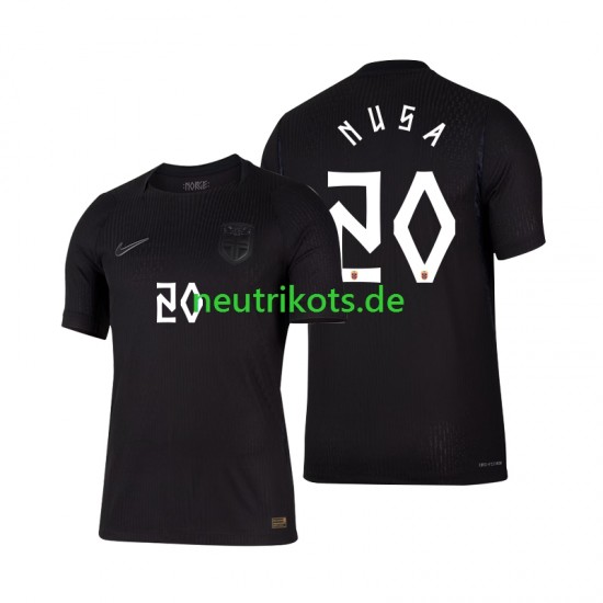 Fußballtrikot Norwegen Antonio Nusa 20 Herren Auswärts World Cup 2026 Kurzarm