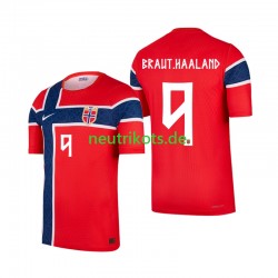 Fußballtrikot Norwegen Erling Haaland 9 Herren Heim World Cup 2026 Kurzarm