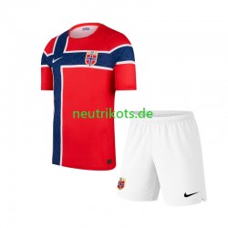 Fußballtrikot Norwegen Kinder Heim World Cup 2026 Kurzarm