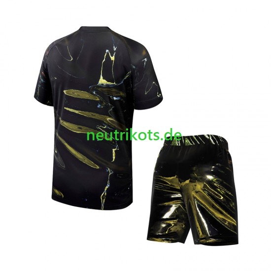 Fußballtrikot Paris Saint-Germain Night Edition Kinder Viertes 2025-2026 Kurzarm