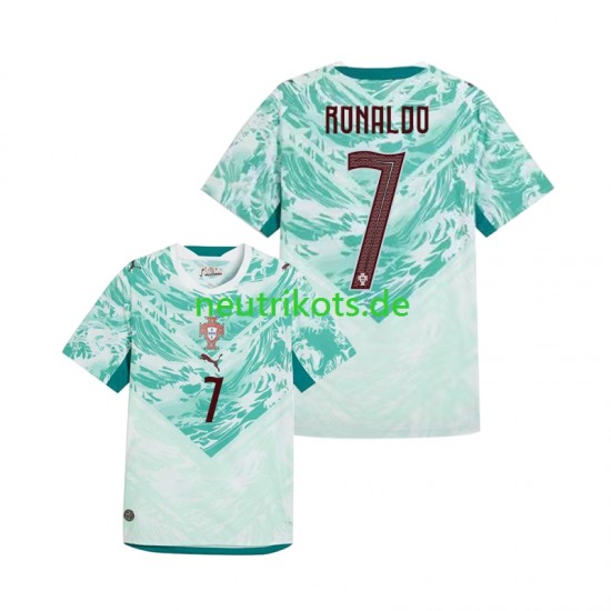 Fußballtrikot Portugal Cristiano Ronaldo 7 Herren Auswärts 2026 2027 Kurzarm