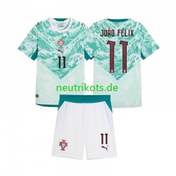 Fußballtrikot Portugal Joao Felix 11 Kinder Auswärts 2026 2027 Kurzarm