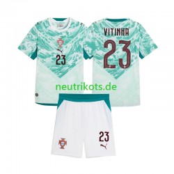 Fußballtrikot Portugal Vitinha 23 Kinder Auswärts 2026 2027 Kurzarm