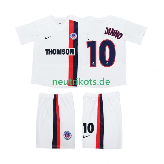 Fußballtrikot AC Mailand RONALDINHO 10 2002 2003 Retro Kinder Auswärts Kurzarm