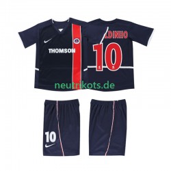 Fußballtrikot AC Mailand RONALDINHO 10 2002 2003 Retro Kinder Heim Kurzarm