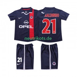 Fußballtrikot AC Mailand RONALDINHO 21 2001 2002 Retro Kinder Heim Kurzarm