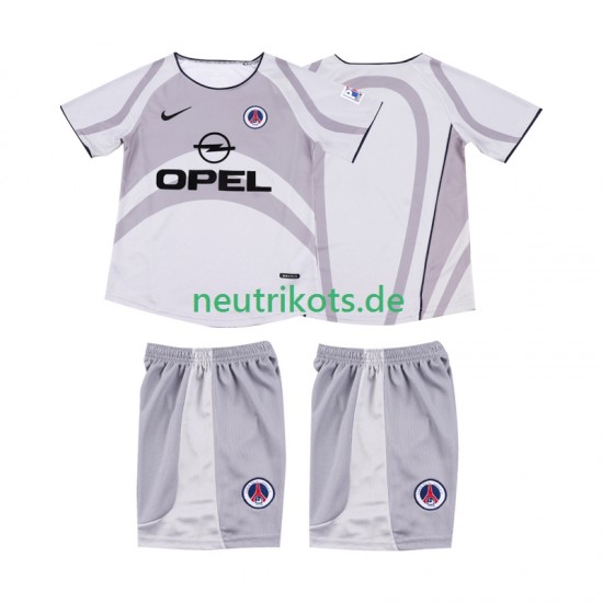 Fußballtrikot AC Mailand 2001 2002 Retro Kinder Auswärts Kurzarm