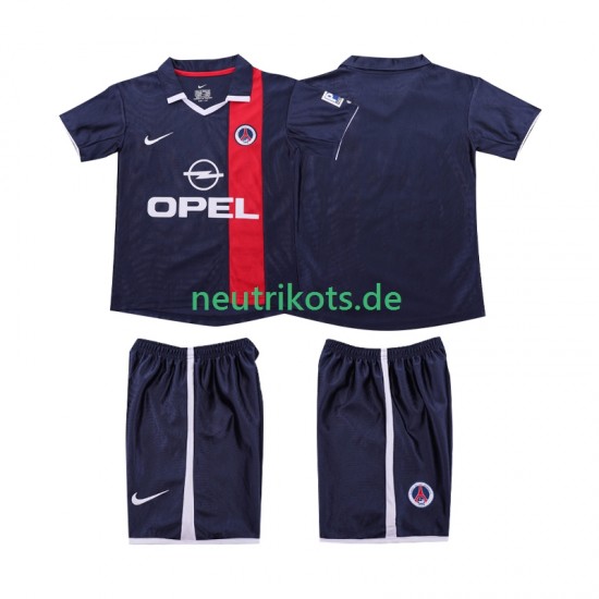 Fußballtrikot AC Mailand 2001 2002 Retro Kinder Heim Kurzarm