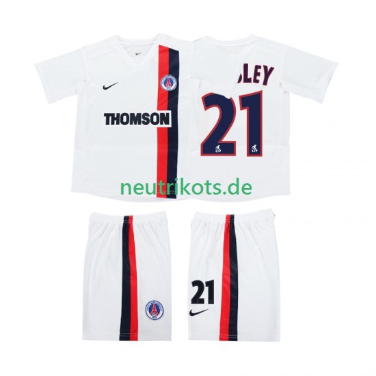 Fußballtrikot AC Mailand WESLEY 21 2002 2003 Retro Kinder Auswärts Kurzarm