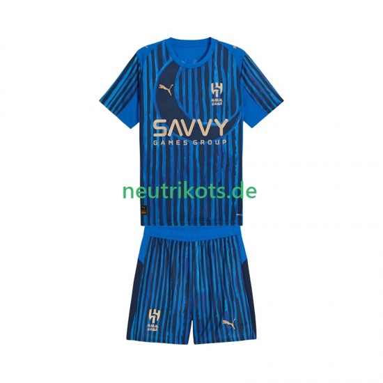 Fußballtrikot Al Hilal CWC Kinder Heim 2025-2026 Kurzarm