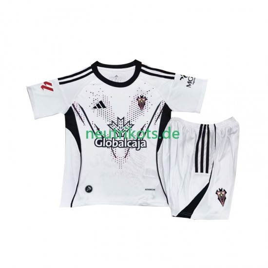Fußballtrikot Albacete Kinder Heim 2025-2026 Kurzarm