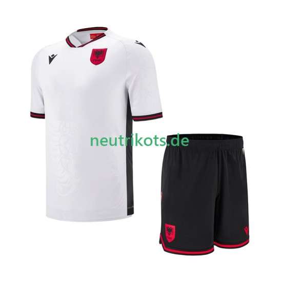 Fußballtrikot Albanien Kinder Auswärts 2025-2026 Kurzarm
