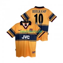 Fußballtrikot Arsenal BERGKAMP10 1997 Retro Herren Auswärts 1999 Kurzarm