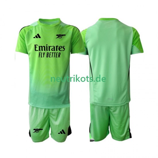 Fußballtrikot Arsenal Torwart Kinder Auswärts 2025-2026 Kurzarm