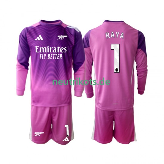 Fußballtrikot Arsenal Raya 1 Torwart Kinder Ausweich 2025-2026 Langarm