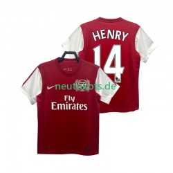 Fußballtrikot Arsenal HENRY 14 2012 Retro Herren Heim 2011 Kurzarm
