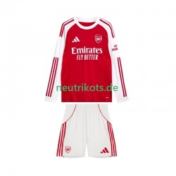Fußballtrikot Arsenal Kinder Heim 2025-2026 Langarm