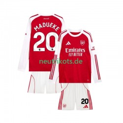 Fußballtrikot Arsenal Noni Madueke 20 Kinder Heim 2025-2026 Langarm