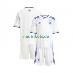 Fußballtrikot Aston Villa Kinder Ausweich 2025-2026 Kurzarm