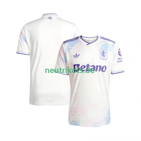 Fußballtrikot Aston Villa Herren Ausweich 2025-2026 Kurzarm