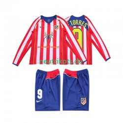 Fußballtrikot Atlético Madrid F TORRES 9 2005 Retro Kinder Heim 2004 Langarm