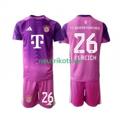 Fußballtrikot FC Bayern München Sven Ulreich 26 Torwart Kinder Viertes 2025-2026 Kurzarm