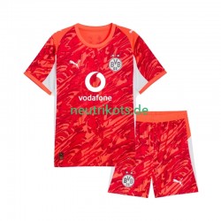 Fußballtrikot Borussia Dortmund Torwart Kinder Auswärts 2025-2026 Kurzarm
