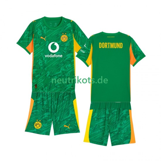 Fußballtrikot Borussia Dortmund Torwart Kinder Heim 2025-2026 Kurzarm