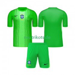 Fußballtrikot Brasilien Torwart Kinder Heim 2026 Kurzarm