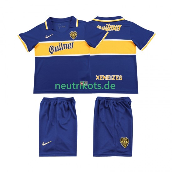 Fußballtrikot Boca Juniors 1996 1997 Retro Kinder Heim Kurzarm