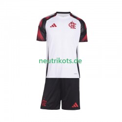 Fußballtrikot CR Flamengo Kinder Auswärts 2025-2026 Kurzarm