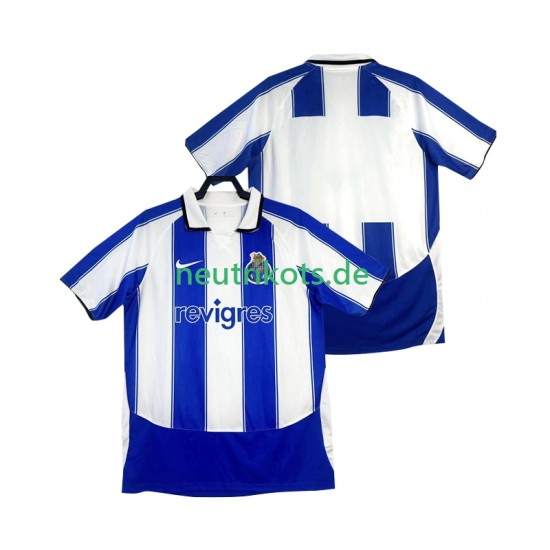 Fußballtrikot FC Porto 2003 Retro Herren Heim 2004 Kurzarm