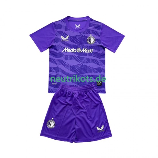 Fußballtrikot Feyenoord Rotterdam Torwart Kinder Ausweich 2025-2026 Kurzarm