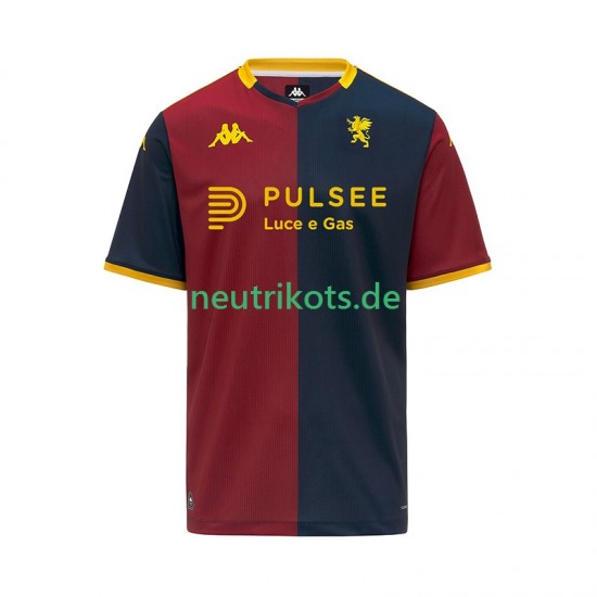 Fußballtrikot Genua Herren Heim 2025-2026 Kurzarm