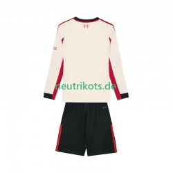 Fußballtrikot Liverpool Kinder Auswärts 2025-2026 Langarm