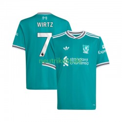Fußballtrikot Liverpool Florian Wirtz 7 Herren Ausweich 2025-2026 Kurzarm