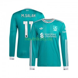 Fußballtrikot Liverpool Mohamed Salah 11 Herren Ausweich 2025-2026 Langarm
