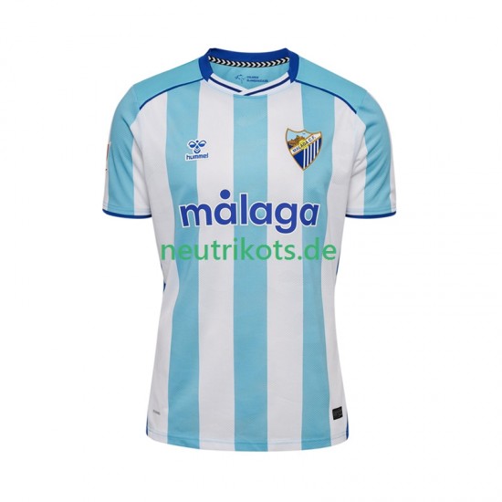 Fußballtrikot Málaga CF Herren Heim 2025-2026 Kurzarm