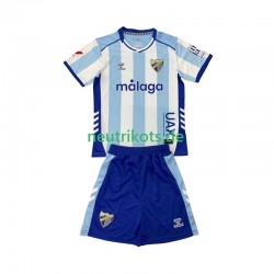 Fußballtrikot Málaga CF Kinder Heim 2025-2026 Kurzarm