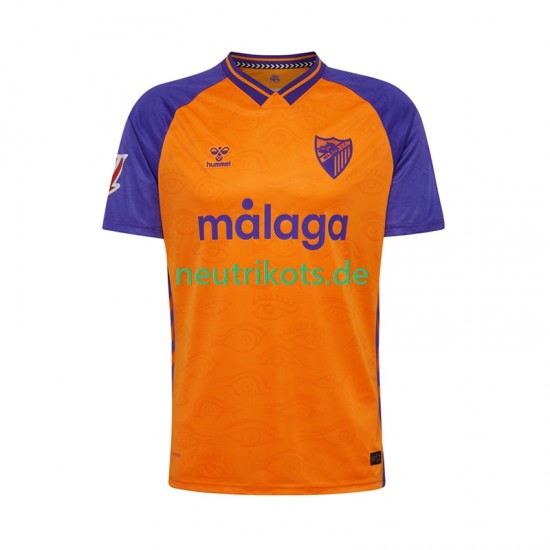 Fußballtrikot Málaga CF Herren Ausweich 2025-2026 Kurzarm
