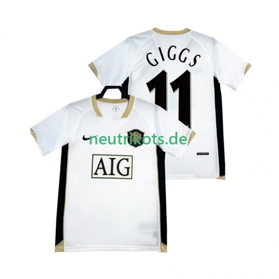 Fußballtrikot Manchester United GIGGS 11 -2007 Retro Herren Auswärts 2006 Kurzarm