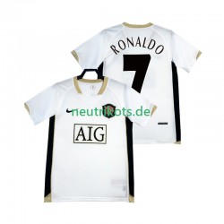 Fußballtrikot Manchester United RONALDO 7 -2007 Retro Herren Auswärts 2006 Kurzarm