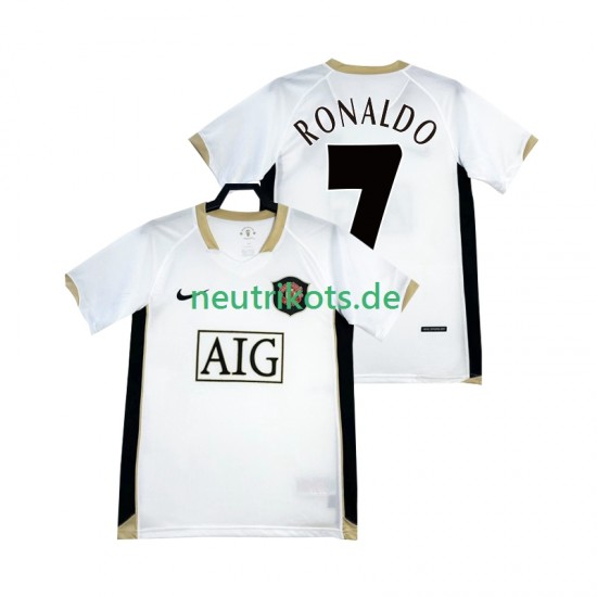 Fußballtrikot Manchester United RONALDO 7 -2007 Retro Herren Auswärts 2006 Kurzarm