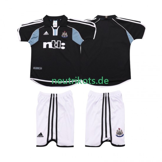 Fußballtrikot Newcastle United 2000 2001 Retro Kinder Auswärts Kurzarm